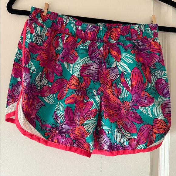 Floral little girls athletic Shorts - Picture 1 of 2